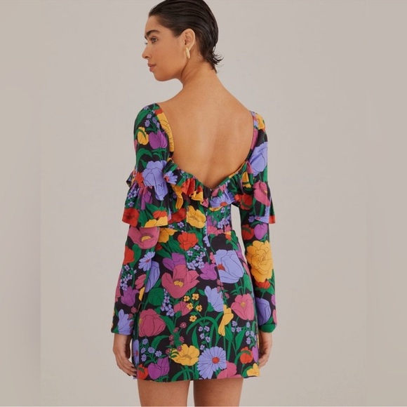 NWT Farm Rio Women's Floral Dress - Multicolor - Picture 8 of 13
